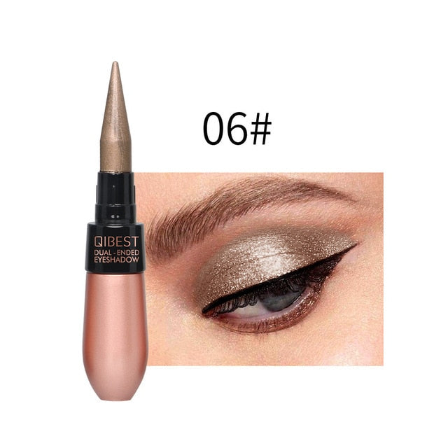 1 Pcs Double-end 2-in-1 Pearly Glimmer Eyeshadow