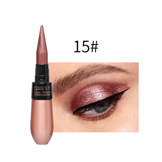 1 Pcs Double-end 2-in-1 Pearly Glimmer Eyeshadow