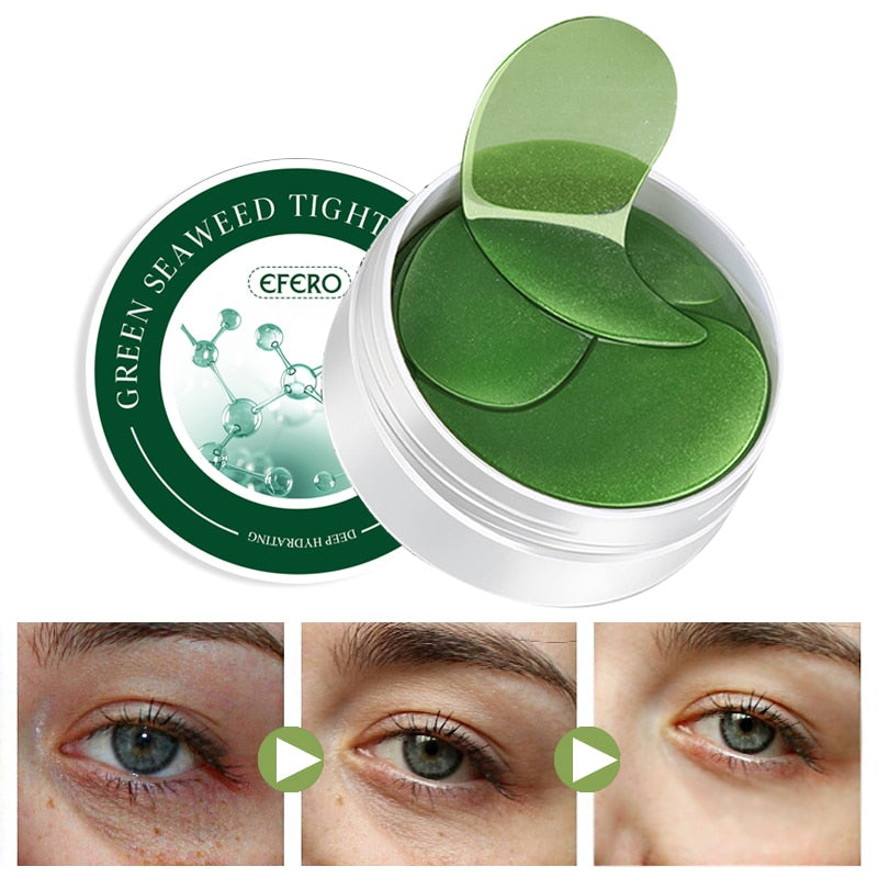 60PCS Collagen Seaweed Crystal Eye Patch