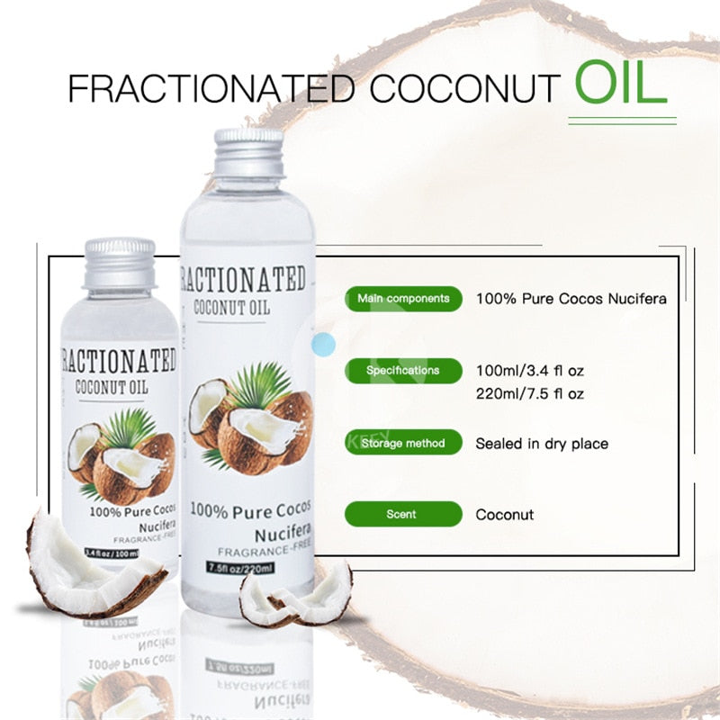 100% Pure Natural Coconut Essential Oil Massage