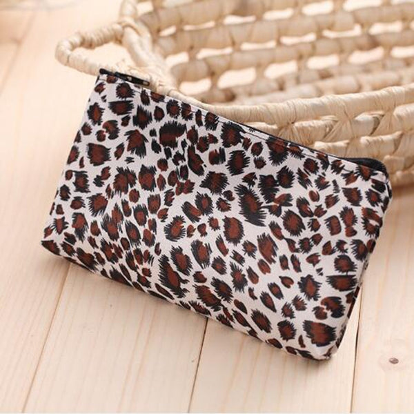 Leopard Mini Cosmetic Bag